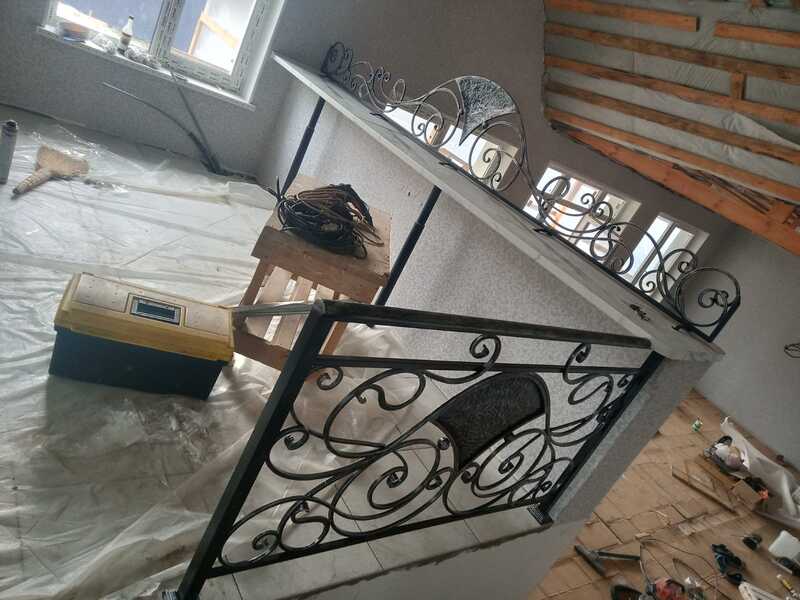 кованые ограждения внутрь дома