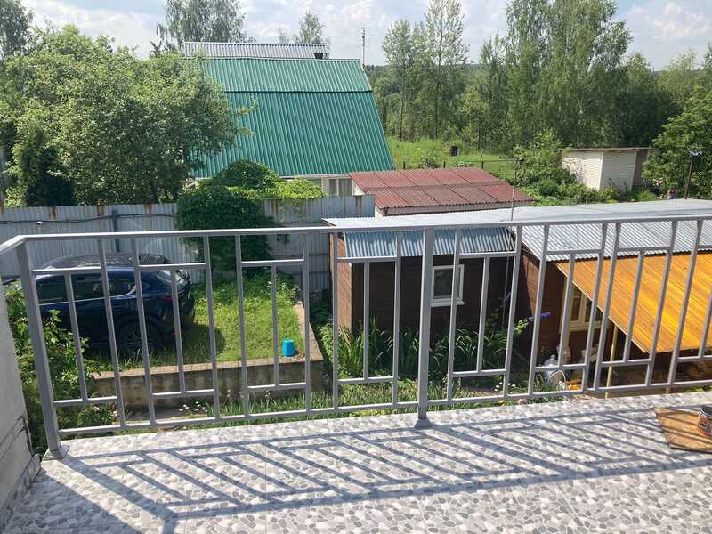 металлические ограждения террасы