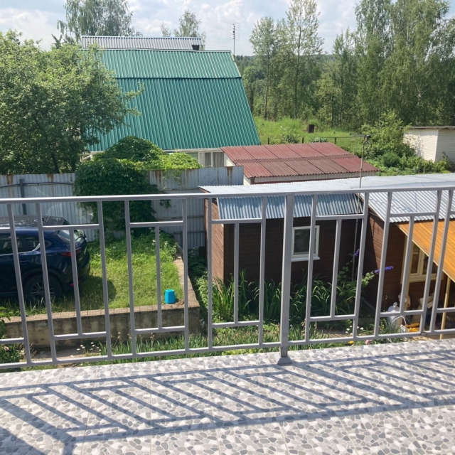 Металлические ограждения террасы